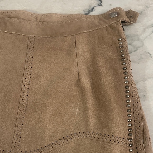 Double D Ranch Tan Suede Fringe Skirt - Picture 14 of 14